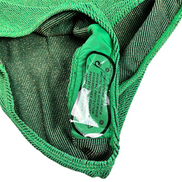 Good American Always Fits Shoulder One Piece Summer Green Size 4XL 5XL - Picture 8 of 12